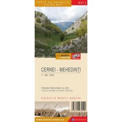 Harta Muntii Nostrii-Muntii Cernei - Mehedinti