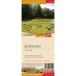 Harta Muntii Nostrii-Muntii Sureanu